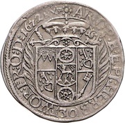 30 Kreuzers - John Philip of Schönborn, Germany, 1671-1672 reverse image