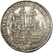 ½ Thaler - John Schweickhardt of Kronberg Aschaffenburg castle, Germany, 1614 reverse image