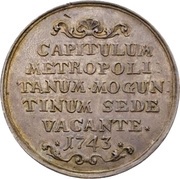 ½ Thaler "½ Schautaler" - Sede Vacante obverse image