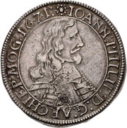 60 Kreuzer "Sortengulden" - John Philip of Schönborn obverse image