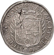 60 Kreuzer "Sortengulden" - John Philip of Schönborn, Germany, 1671-1672 reverse image