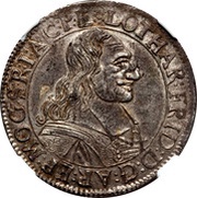 60 Kreuzer - Lothair Frederick of Metternich Burscheid obverse image