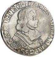 60 Kreuzer "Sortengulden" - Damian Hartard of the Leyen obverse image