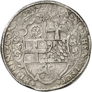 1 Thaler - Daniel Brendel of Homburg Münzvereinstaler, Germany, 1572 reverse image