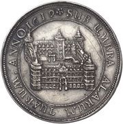 1 Thaler - John Schweickhardt of Kronberg Aschaffenburg castle, Germany, 1619 reverse image
