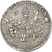 1 Thaler - Anselm Casimir Wamboldt of Umstadt, Germany, 1637-1639 reverse image