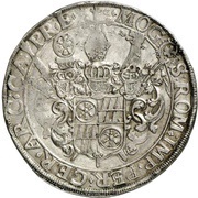1 Thaler - Anselm Casimir Wamboldt of Umstadt, Germany, 1642 reverse image