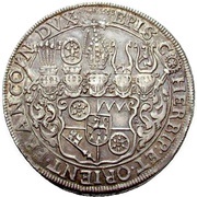 1 Thaler - John Philip of Schönborn, Germany, 1658 reverse image