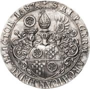 1 Thaler "Schautaler " - Anselm Francis of Ingelheim, Germany, 1687 reverse image