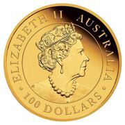 100 Dollars - Elizabeth II 6th Portrait - Dragon obverse image