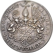 2 Thalers - Anselm Francis of Ingelheim, Germany, 1693 reverse image