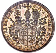 2 Thalers - Anselm Francis of Ingelheim, Germany, 1695 reverse image