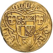 1 Goldgulden - Albert II of Brandenburg, Germany, 1515-1520 reverse image