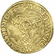 1 Goldgulden - Daniel Brendel of Homburg, Germany, 1567-1568 reverse image