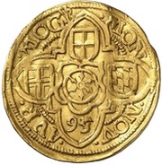1 Goldgulden - Wolfgang of Dalberg, Germany, 1586-1595 reverse image