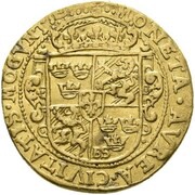 1 Ducat - Christina of Sweden, Germany, 1635 reverse image