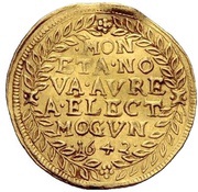 1 Ducat - Anselm Casimir Wamboldt, Germany, 1642-1646 reverse image