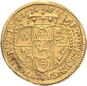 1 Ducat - John Philip of Schönborn, Germany, 1671 reverse image
