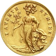 1 Ducat - Lothair Francis of Schönborn Peace treaty of Ryswick, Germany, 1696 reverse image