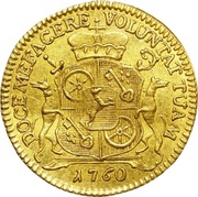 1 Ducat - John Frederick Charles of Ostein, Germany, 1759-1760 reverse image
