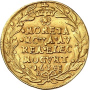2 Ducats - Anselm Casimir Wamboldt of Umstadt, Germany, 1638 reverse image