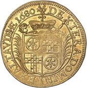 2 Ducats - Anselm Francis of Ingelheim, Germany, 1680 reverse image