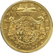 2 Ducats - Lothair Francis of Schönborn Peace treaty of Ryswick obverse image