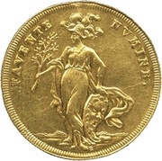 2 Ducats - Lothair Francis of Schönborn Peace treaty of Ryswick, Germany, 1696 reverse image