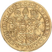 5 Ducats - Anselm Francis of Ingelheim, Germany, 1680-1682 reverse image