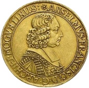 10 Ducats - Anselm Francis of Ingelheim obverse image