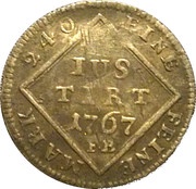 5 Kreuzer - Emmerich Joseph of Breidbach-Bürresheim, Germany, 1767 reverse image