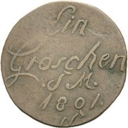 1 Groschen - Frederick Charles Joseph, Germany, 1801 reverse image