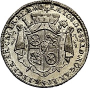 ⅛ Thaler "⅛ Sterbetaler" - Emmerich Joseph of Breidbach-Bürresheim Death obverse image