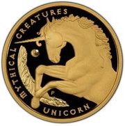 100 Dollars - Elizabeth II 6th Portrait - Unicorn, Australia, 2021 reverse image