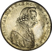 ½ Thaler - Frederick Charles Joseph of Erthal obverse image