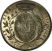 ½ Thaler - Frederick Charles Joseph of Erthal, Germany, 1795 reverse image