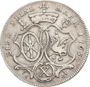 1 Thaler "Conventionsthaler" - Emmerich Joseph of Breitbach-Bürresheim, Germany, 1766 reverse image