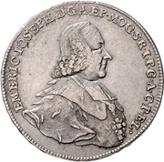 1 Thaler "Conventionsthaler" - Emmerich Joseph of Breitbach-Bürresheim obverse image