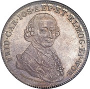 1 Thaler "Conventionsthaler" - Frederick Charles Joseph of Erthal obverse image