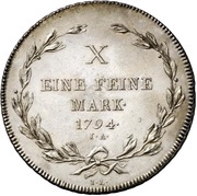 1 Thaler - Frederick Charles Joseph of Erthal, Germany, 1794 reverse image