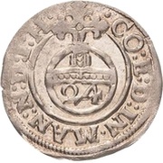 1 Groschen - Volrat VI, Wolfgang III and John George, Germany, 1622-1628 reverse image