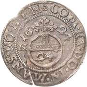 1 Groschen - Volrat VI, Wolfgang III and John George, Germany, 1624 reverse image