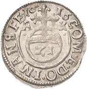 1⁄21 Thaler - Volrat VI, Jobst II and Wolfgang III, Germany, 1616 reverse image