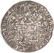 ¼ Thaler - Volrat VI, Jobst II, Wolgang III and Bruno III obverse image