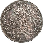 ¼ Thaler - Volrat VI, Wolfgang III and John George II obverse image