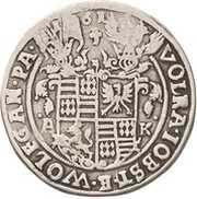 ½ Thaler - Volrat VI, Jobst II and Wolfgang III obverse image
