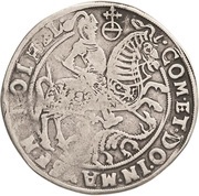 ½ Thaler - Volrat VI, Jobst II and Wolfgang III, Germany, 1616-1617 reverse image
