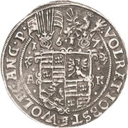 ½ Thaler - Volrat VI, Jobst II and Wolfgang III obverse image