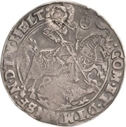 ½ Thaler - Volrat VI, Jobst II, Wolgang III and Bruno III, Germany, 1618-1619 reverse image