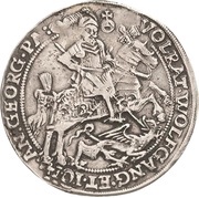 ½ Thaler - Volrat VI, Wolfgang III and John George obverse image